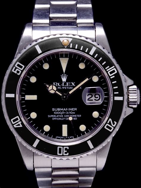 Rolex Submariner Date 1680 Good Condition 1982 